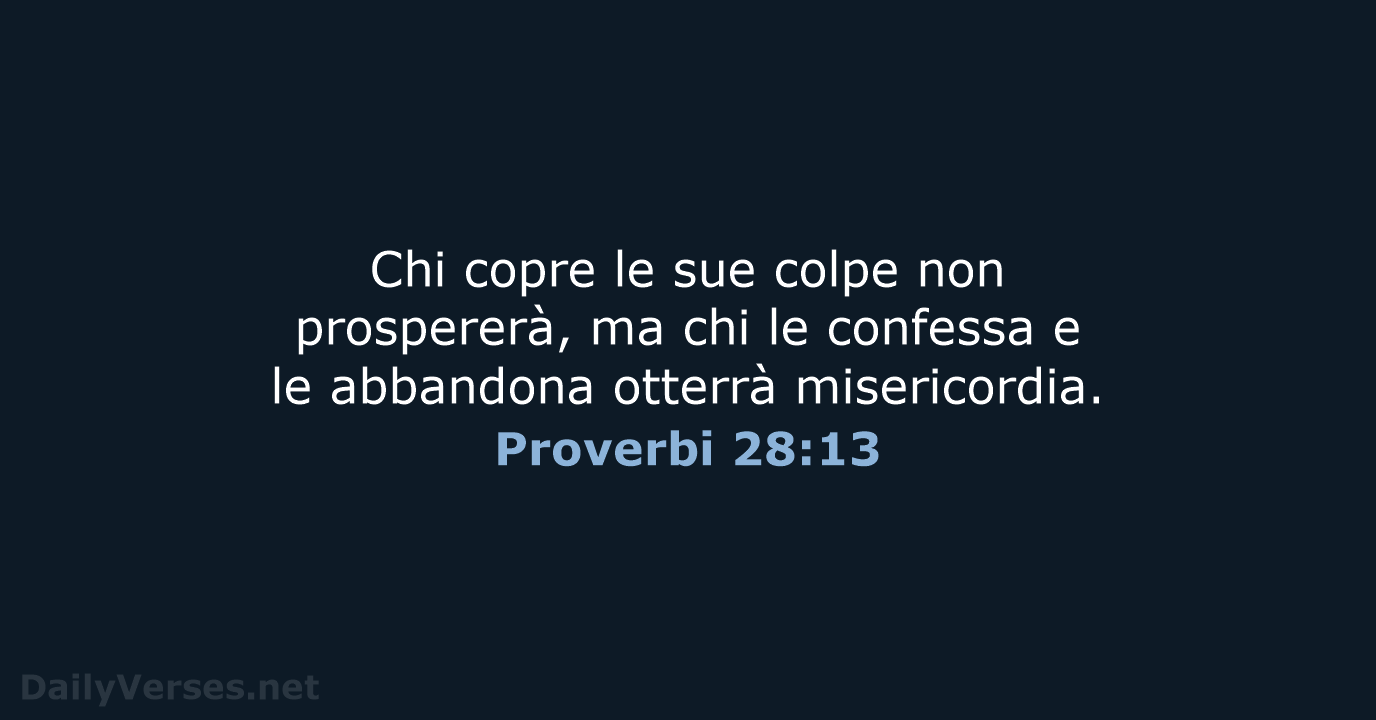 Proverbi 28:13 - NR06