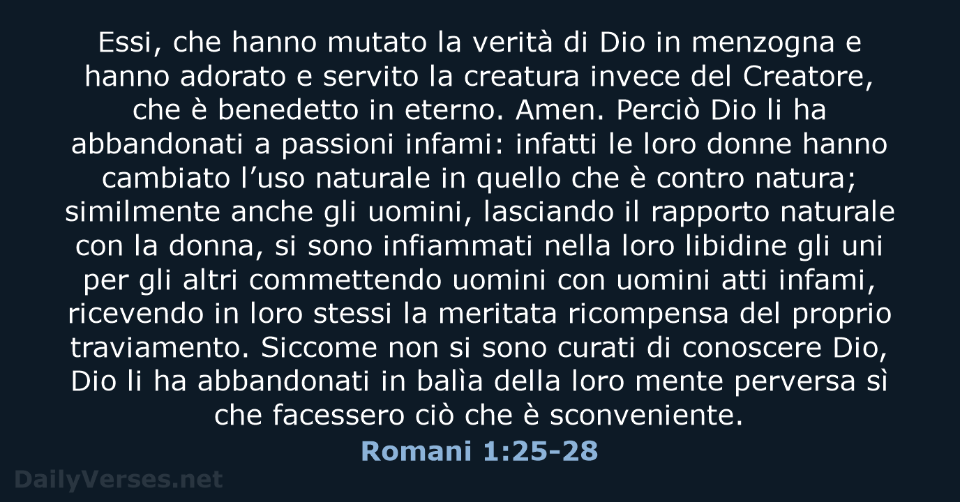Romani 1:25-28 - NR06