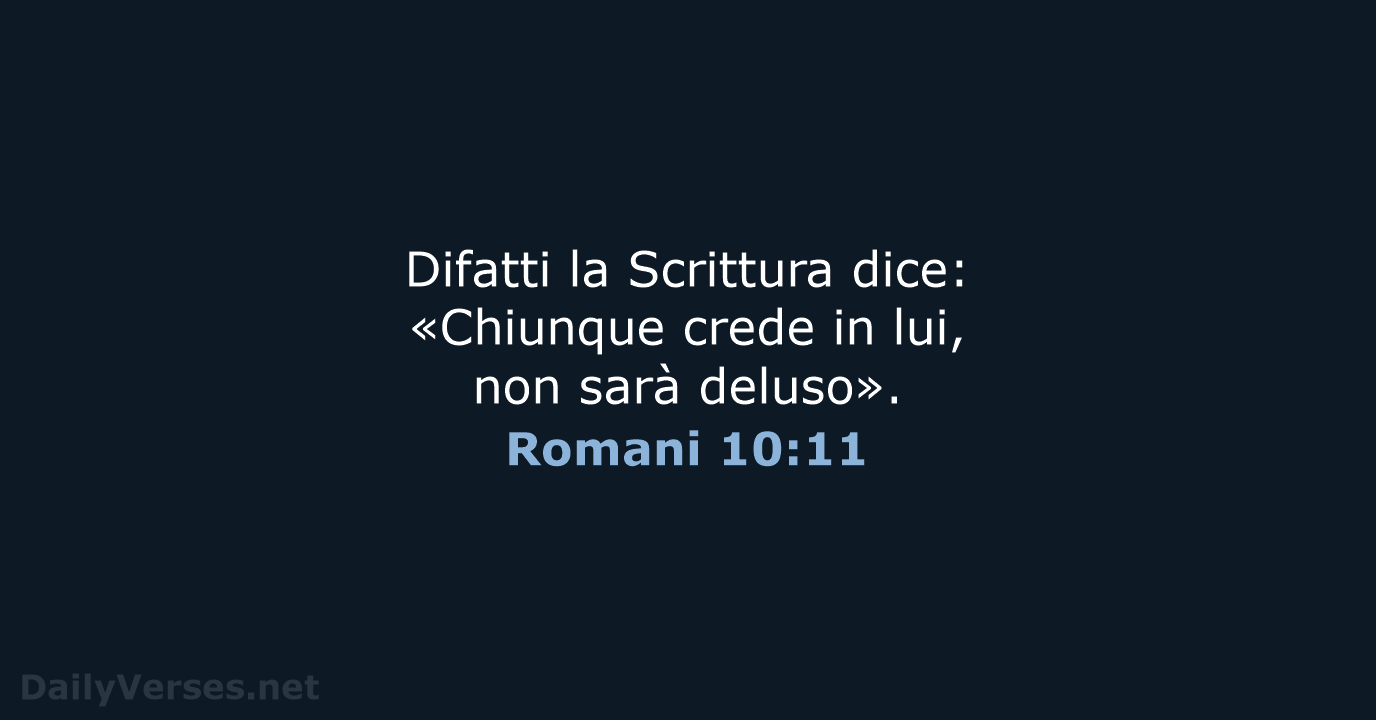Romani 10:11 - NR06