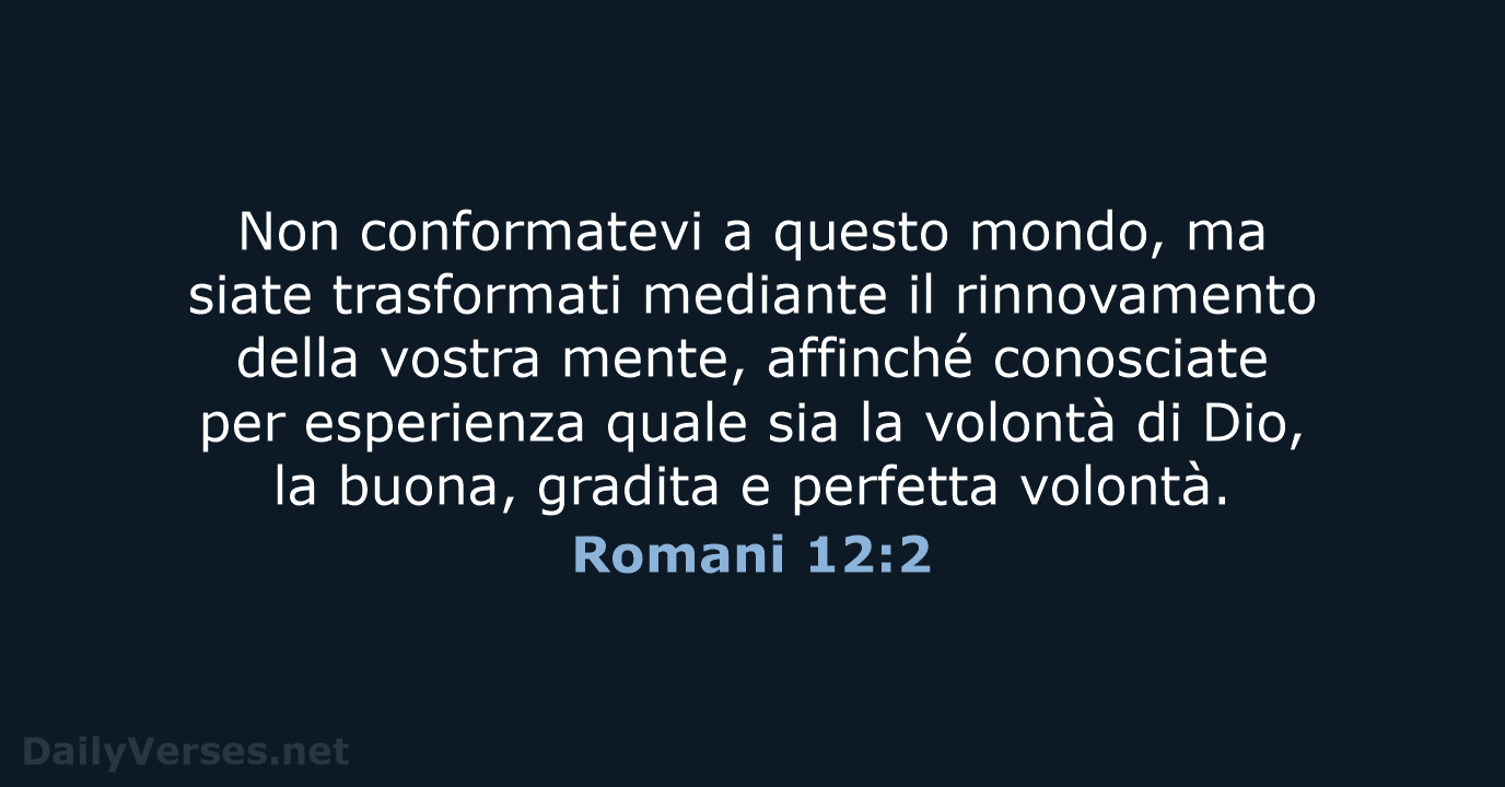 Romani 12:2 - NR06