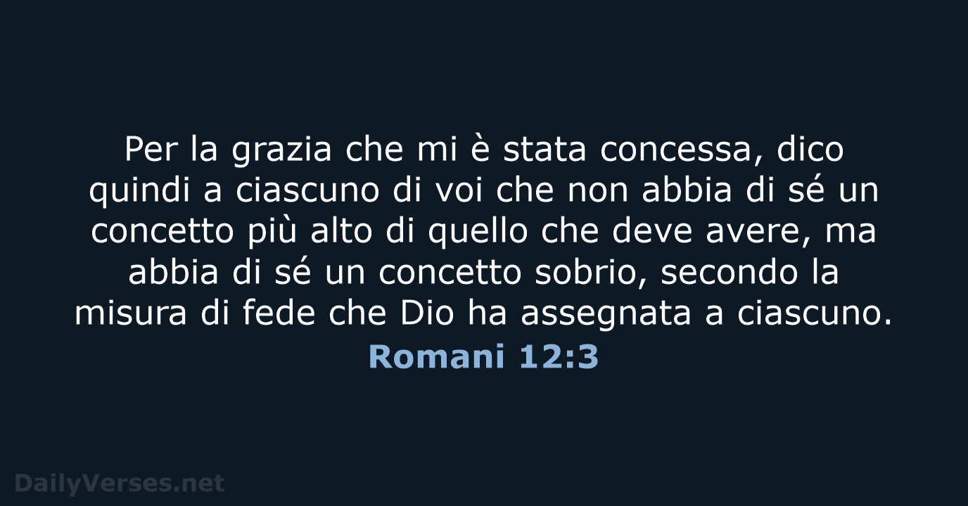 Romani 12:3 - NR06