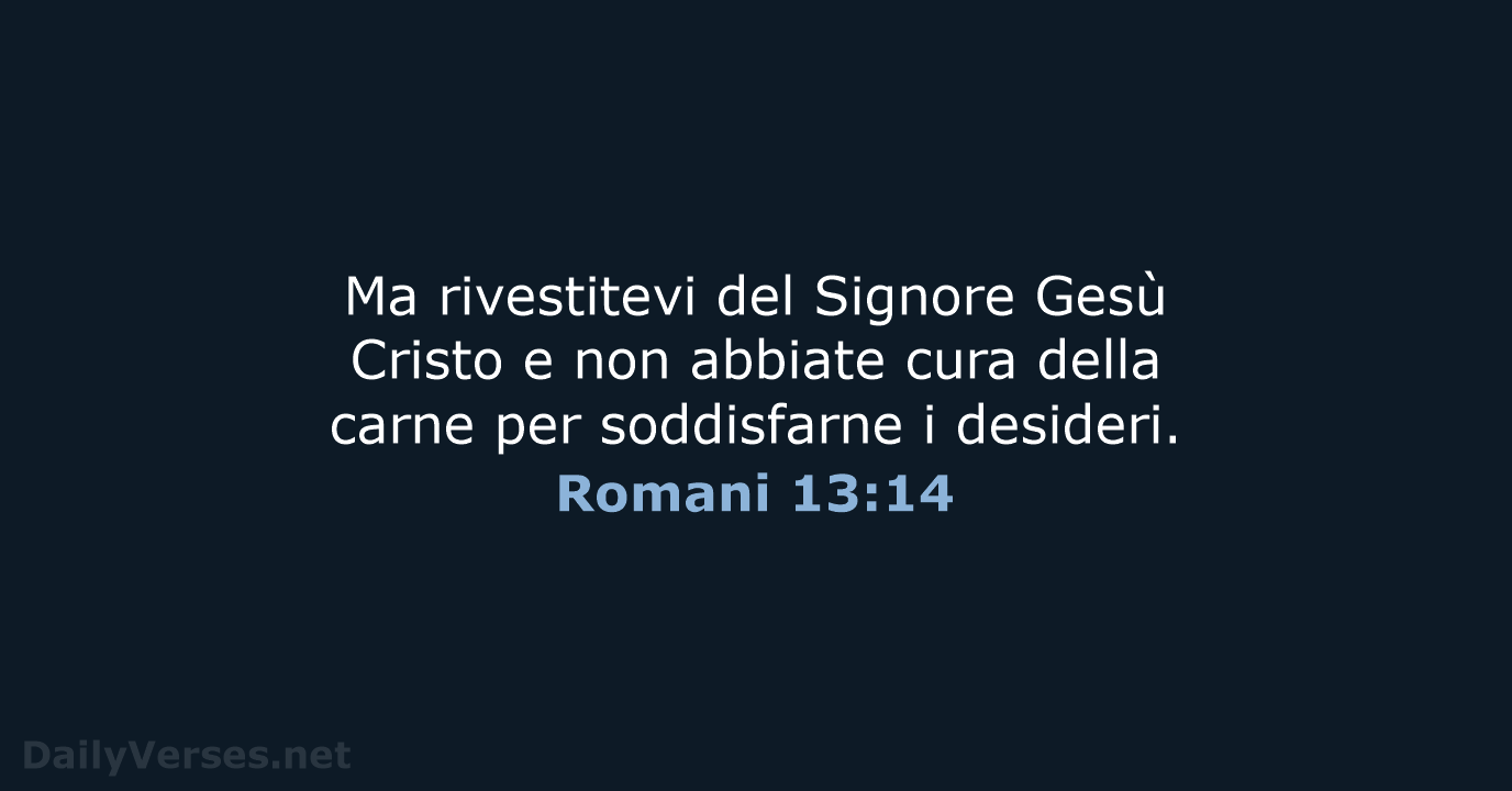Romani 13:14 - NR06