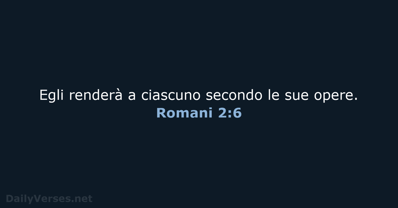 Romani 2:6 - NR06