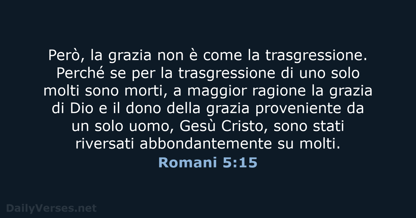 Romani 5:15 - NR06