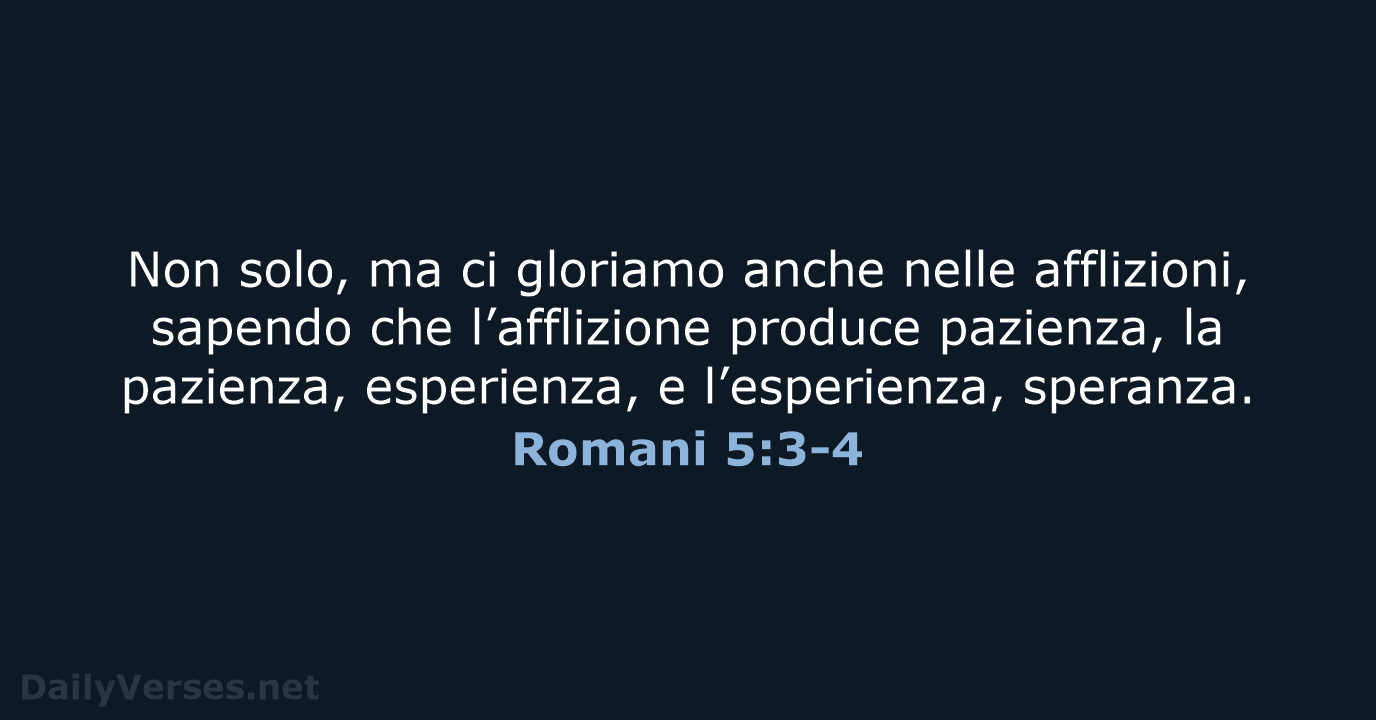 Romani 5:3-4 - NR06