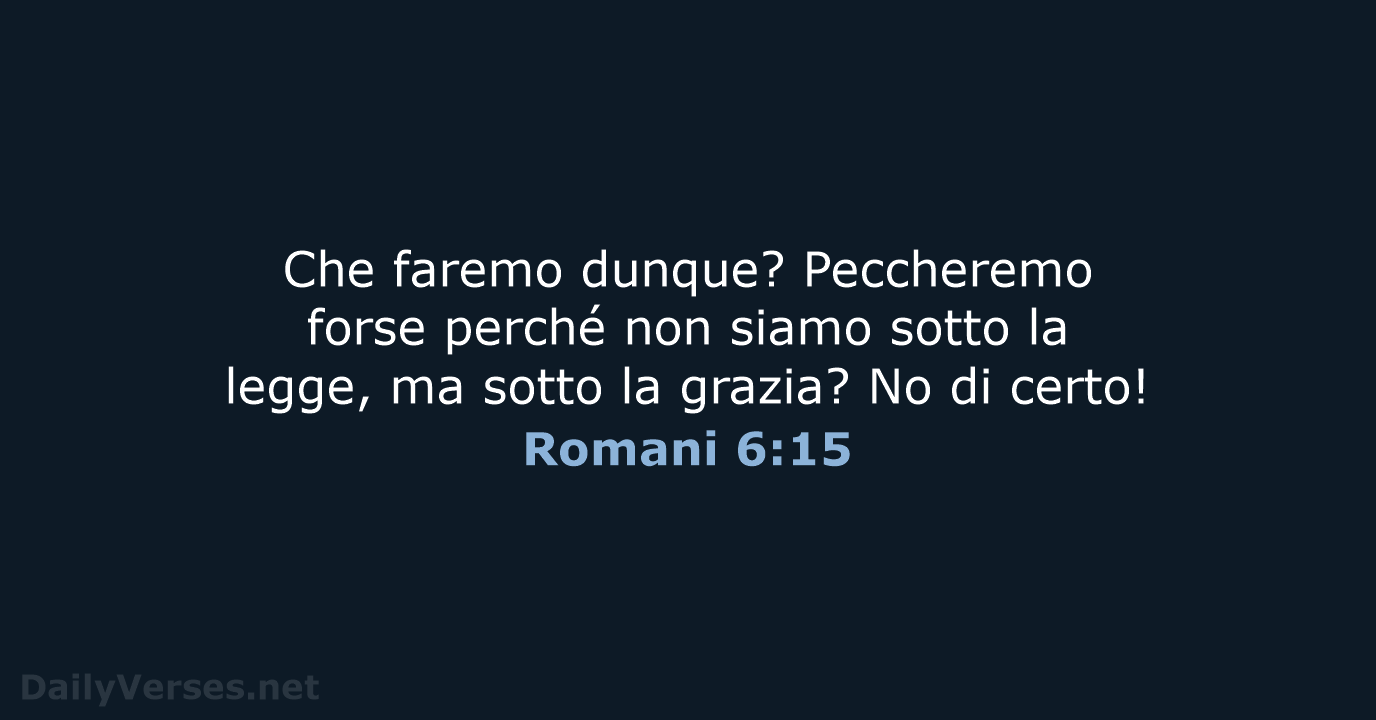Romani 6:15 - NR06