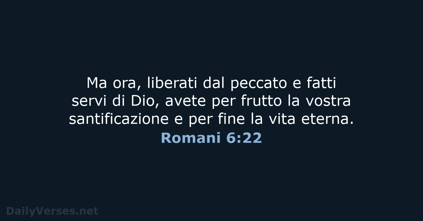 Romani 6:22 - NR06