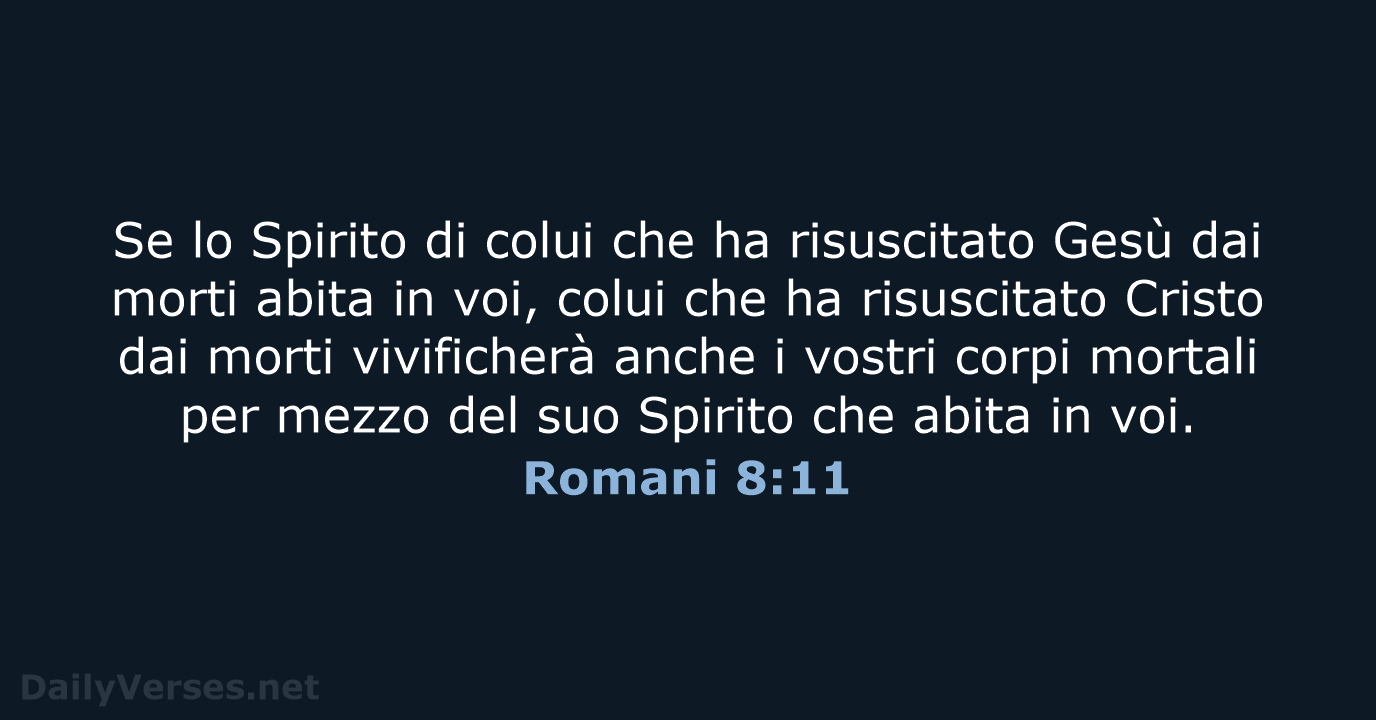 Romani 8:11 - NR06