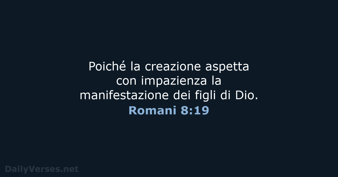 Romani 8:19 - NR06
