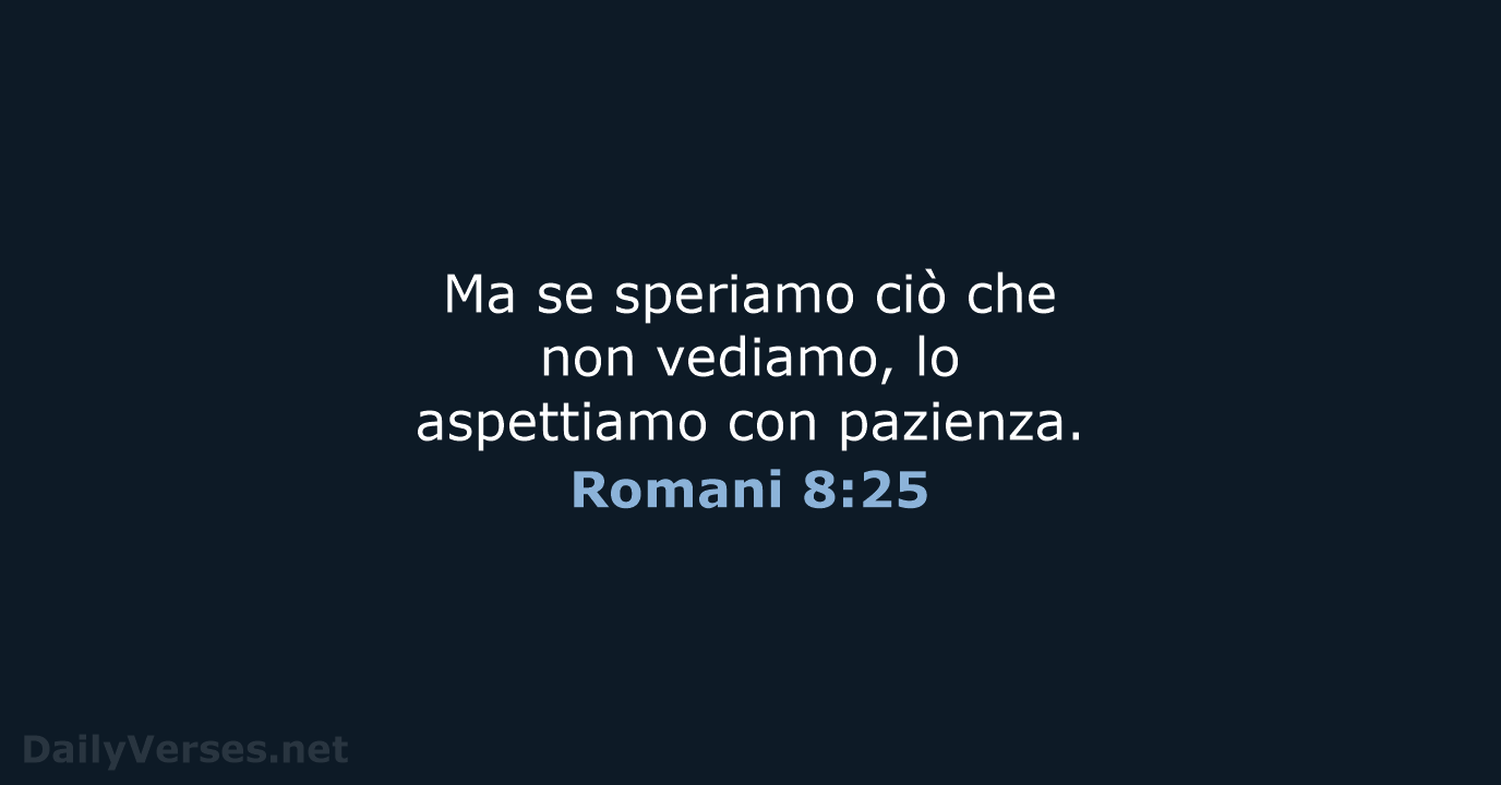 Romani 8:25 - NR06