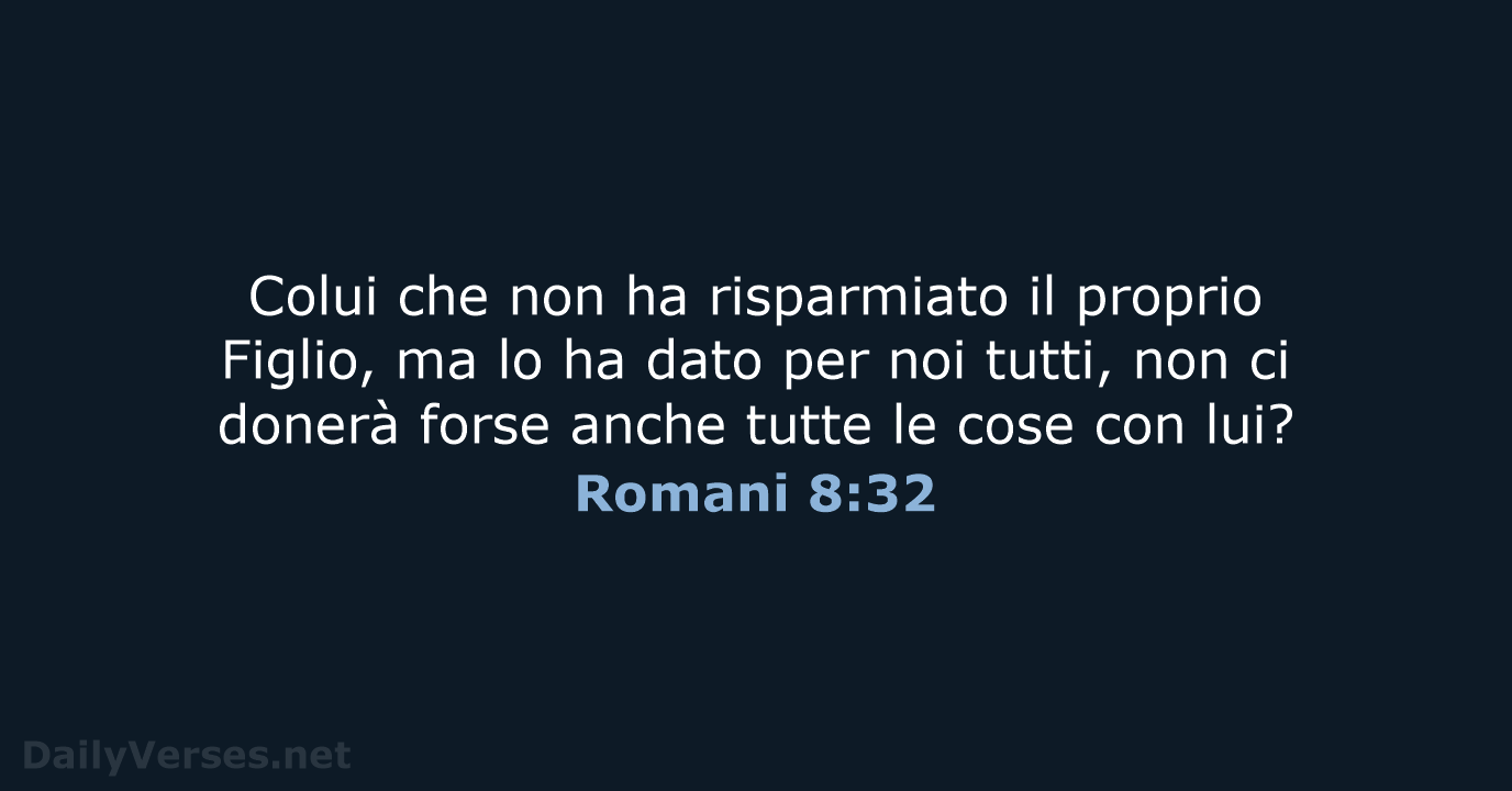 Romani 8:32 - NR06
