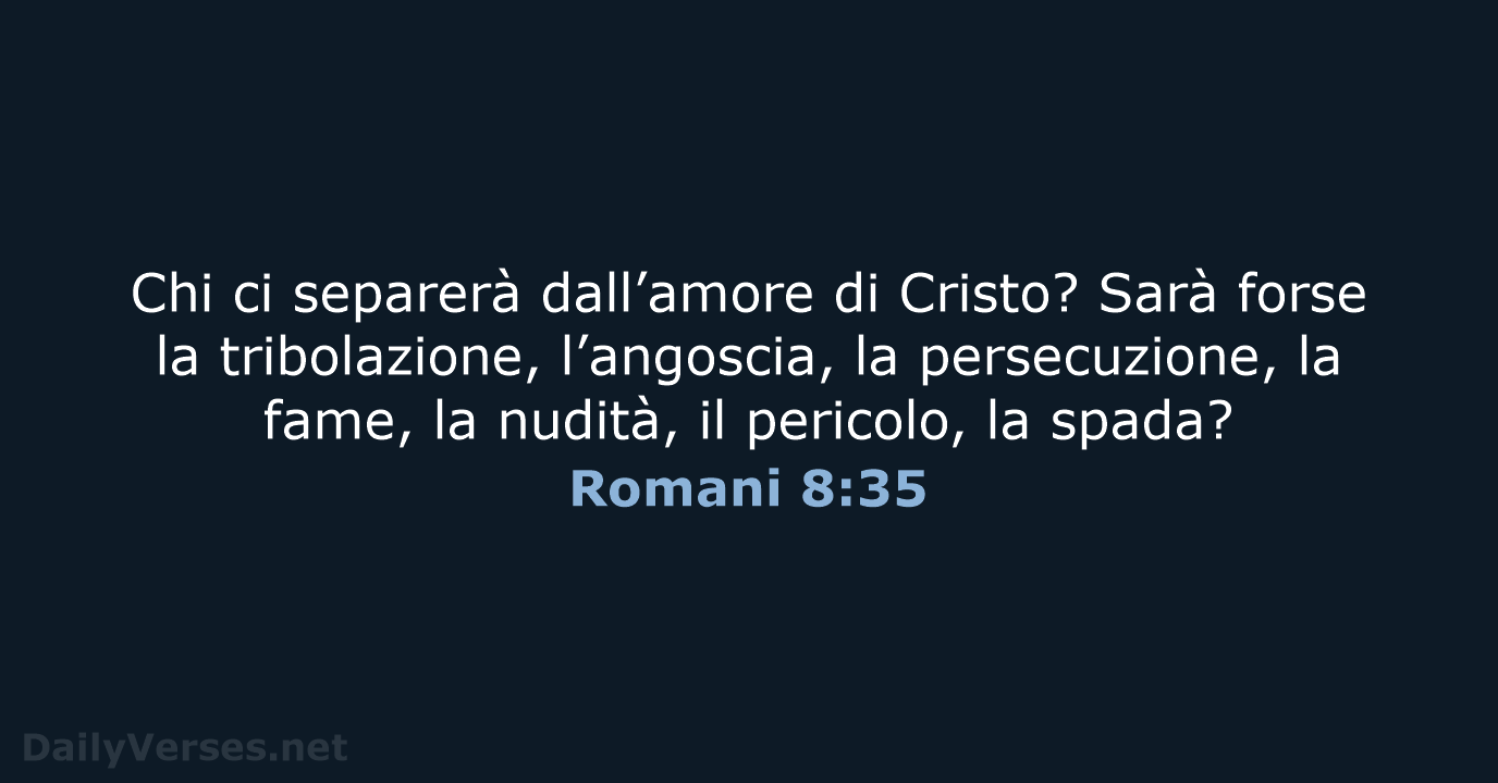 Romani 8:35 - NR06
