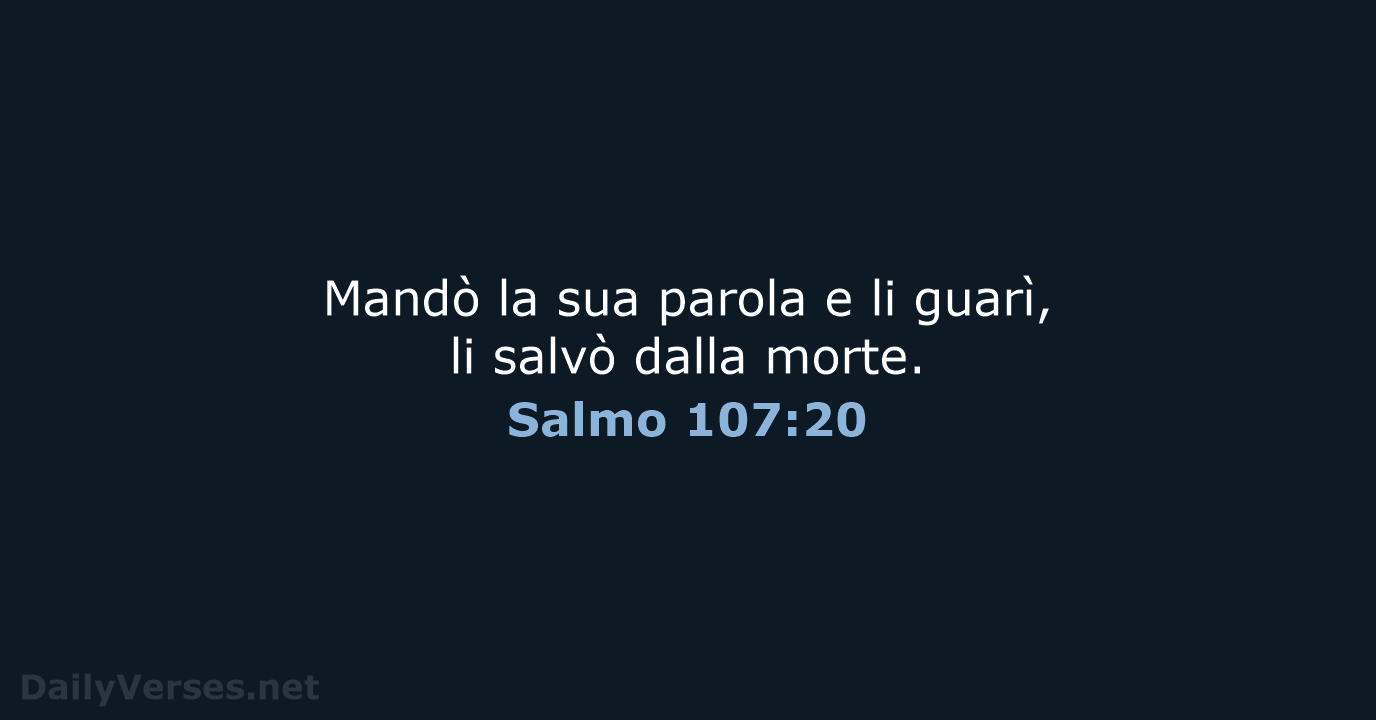 Salmo 107:20 - NR06