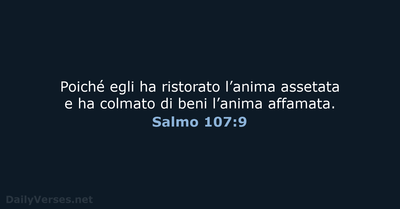 Salmo 107:9 - NR06