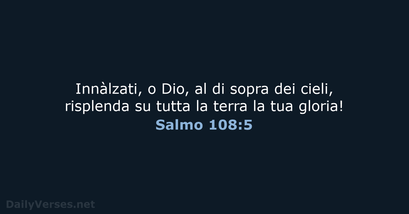 Salmo 108:5 - NR06
