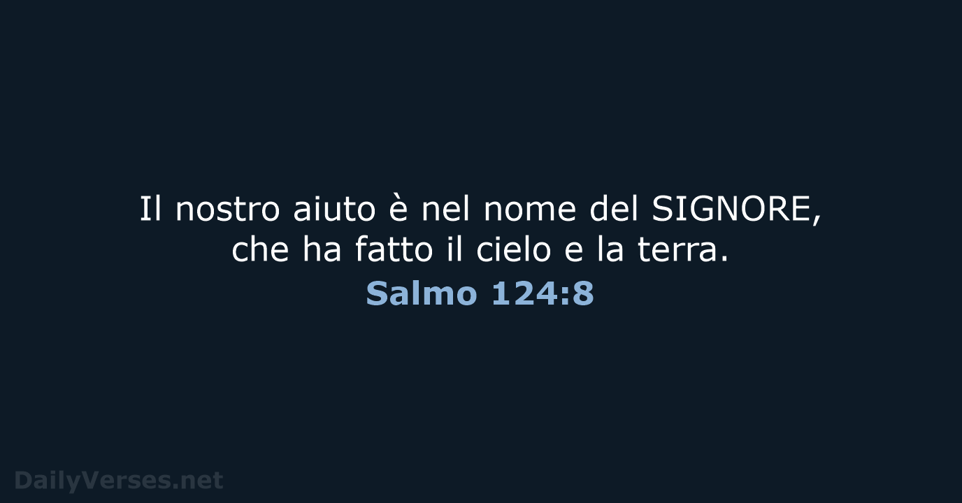 Salmo 124:8 - NR06