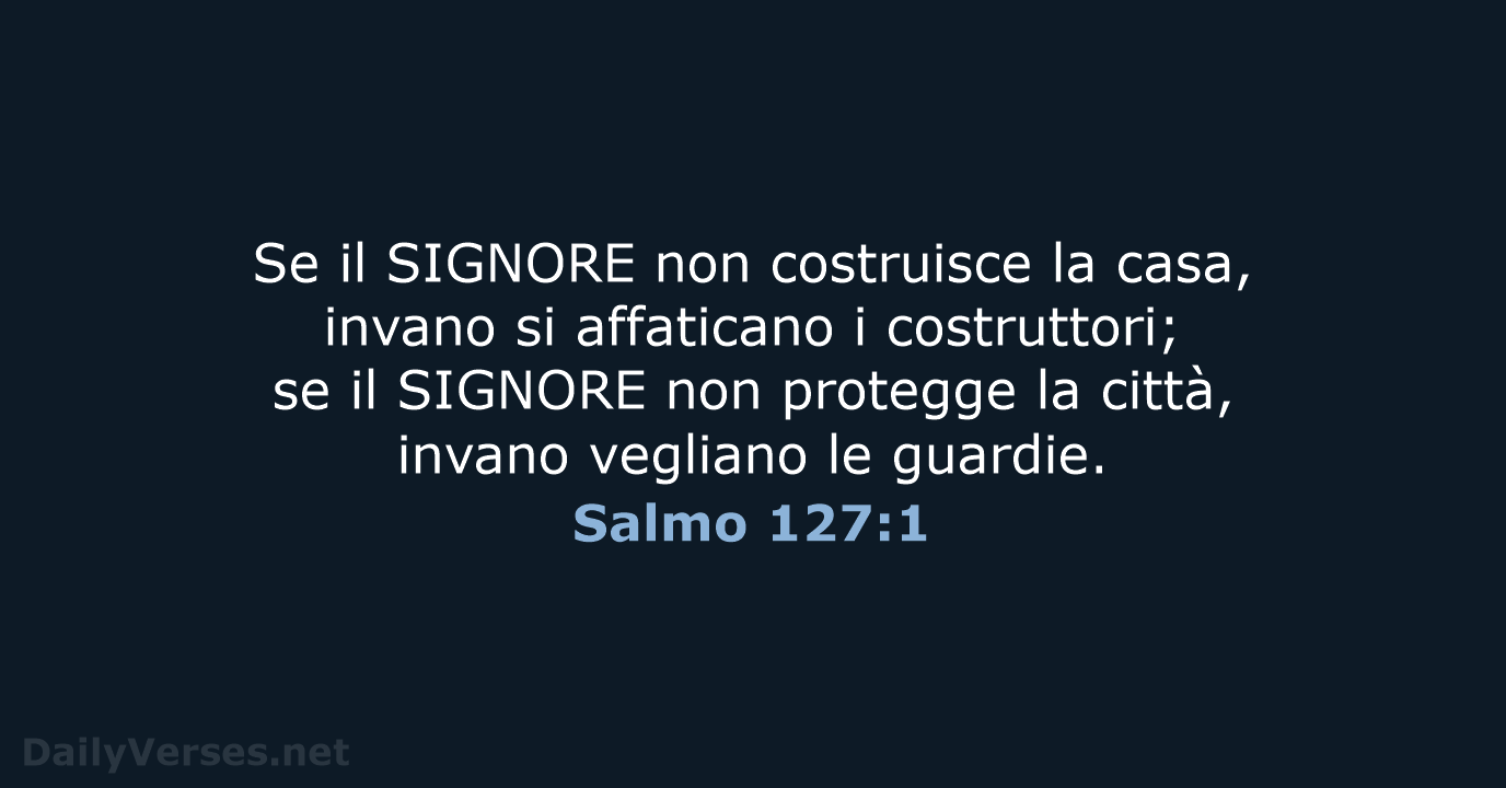 Salmo 127:1 - NR06