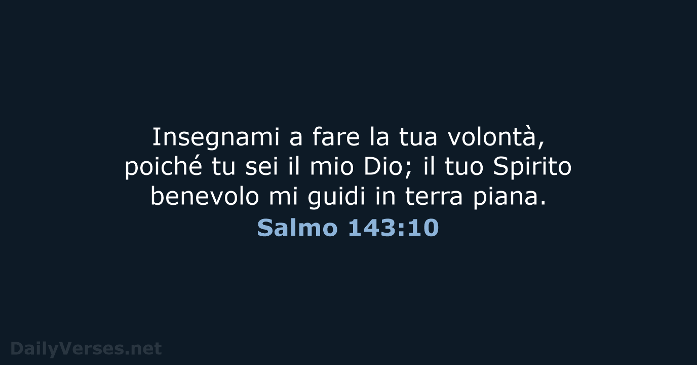 Salmo 143:10 - NR06