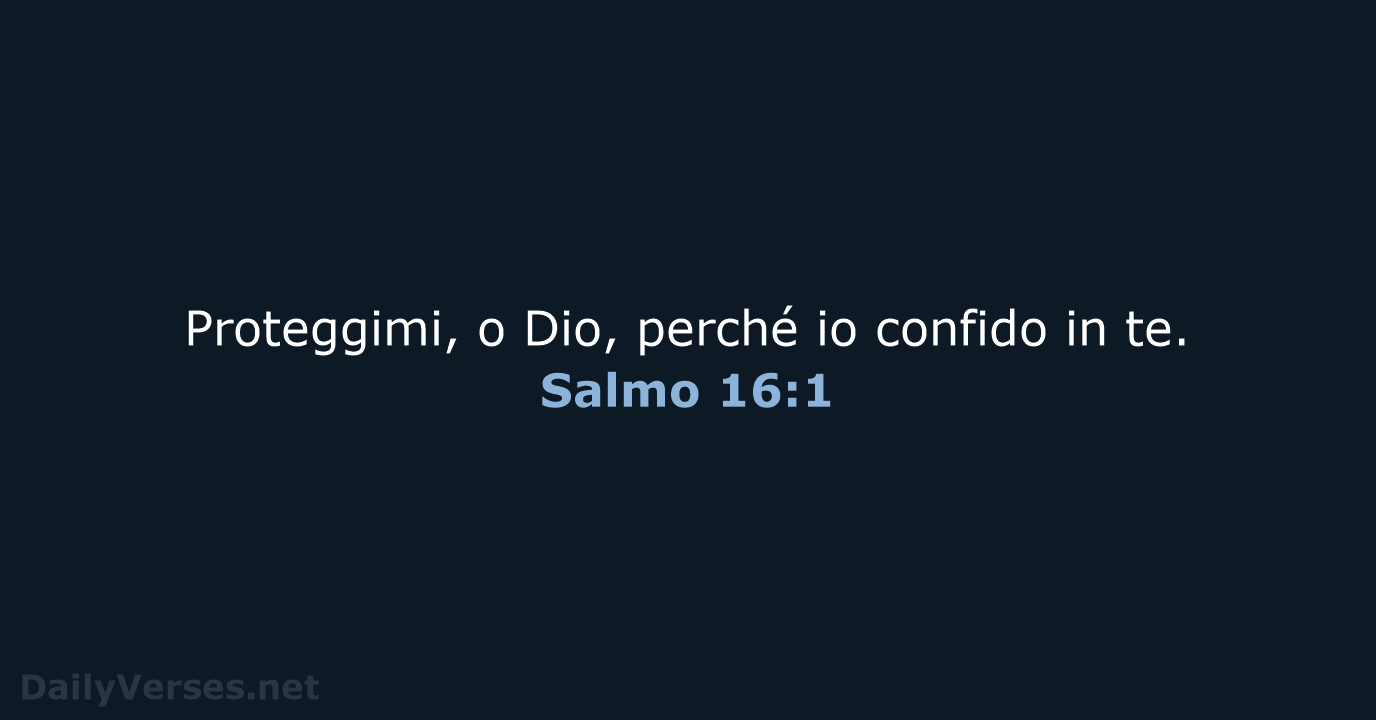 Salmo 16:1 - NR06