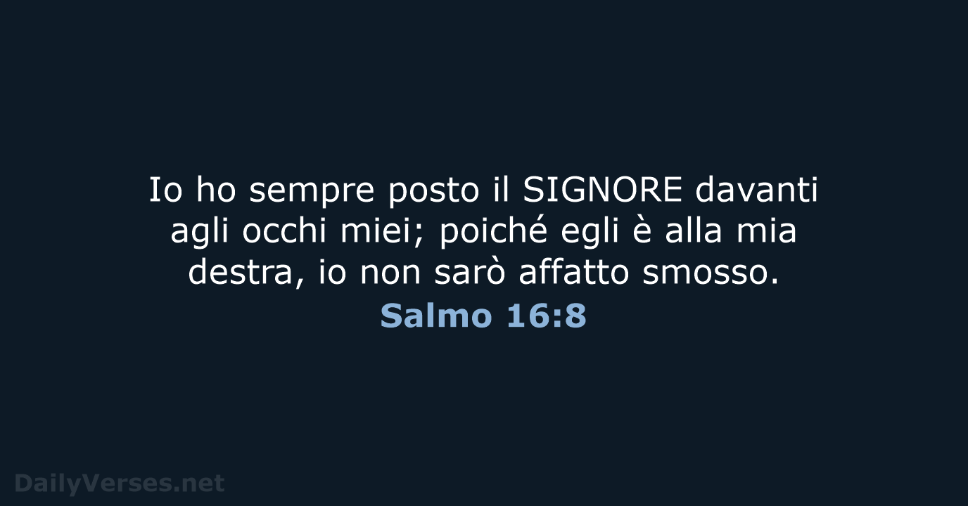 Salmo 16:8 - NR06