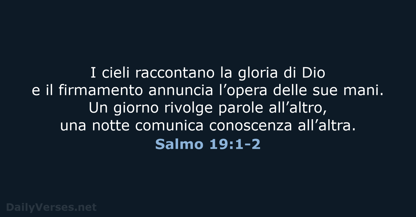 Salmo 19:1-2 - NR06