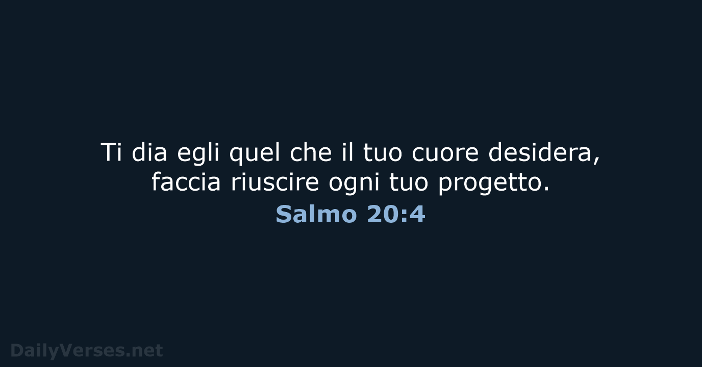 Salmo 20:4 - NR06