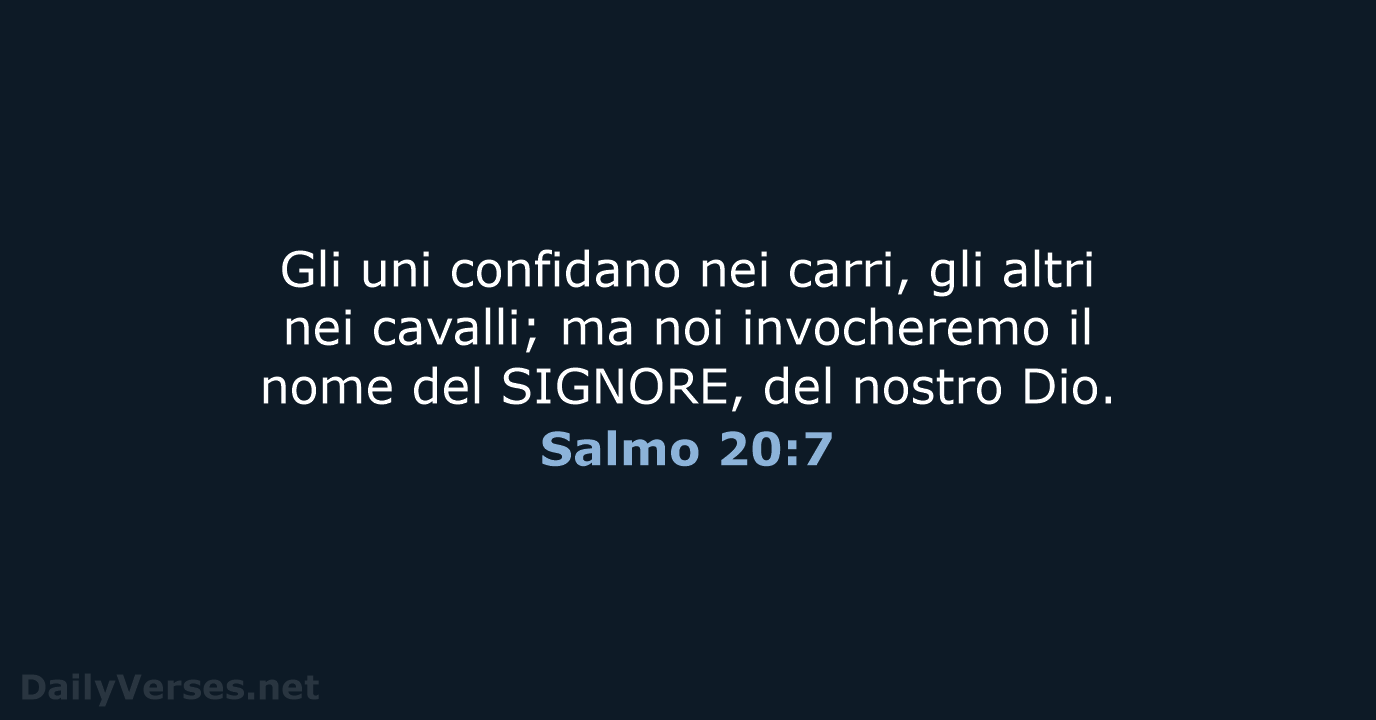 Salmo 20:7 - NR06