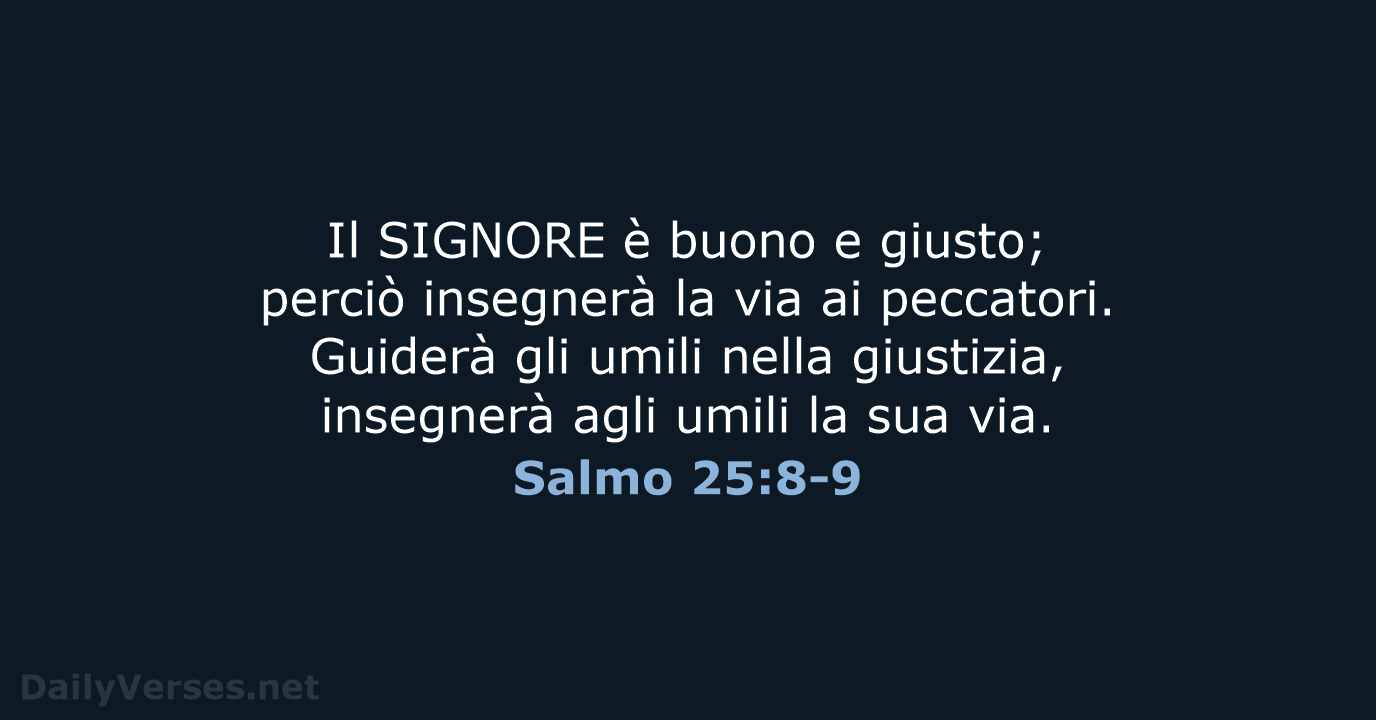Salmo 25:8-9 - NR06