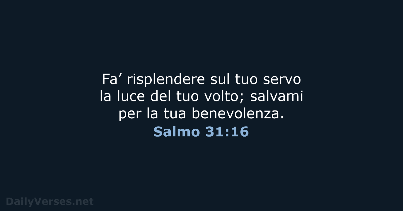 Salmo 31:16 - NR06