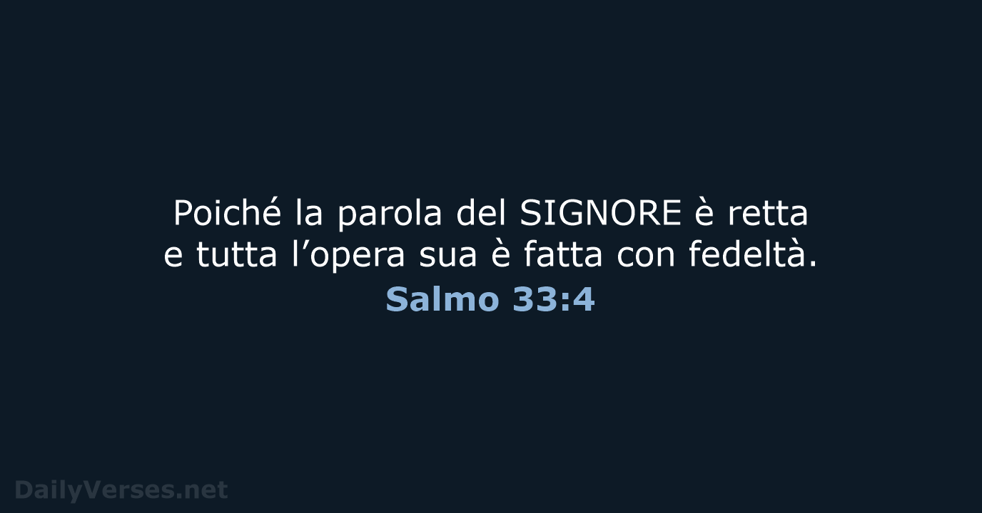 Salmo 33:4 - NR06