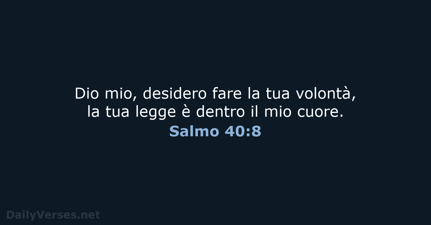 Salmo 40:8 - NR06