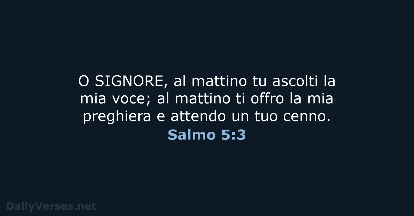 Salmo 5:3 - NR06