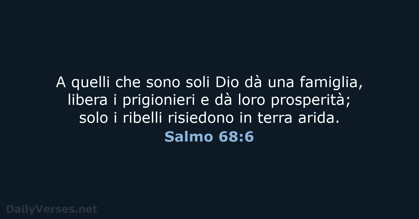 Salmo 68:6 - NR06