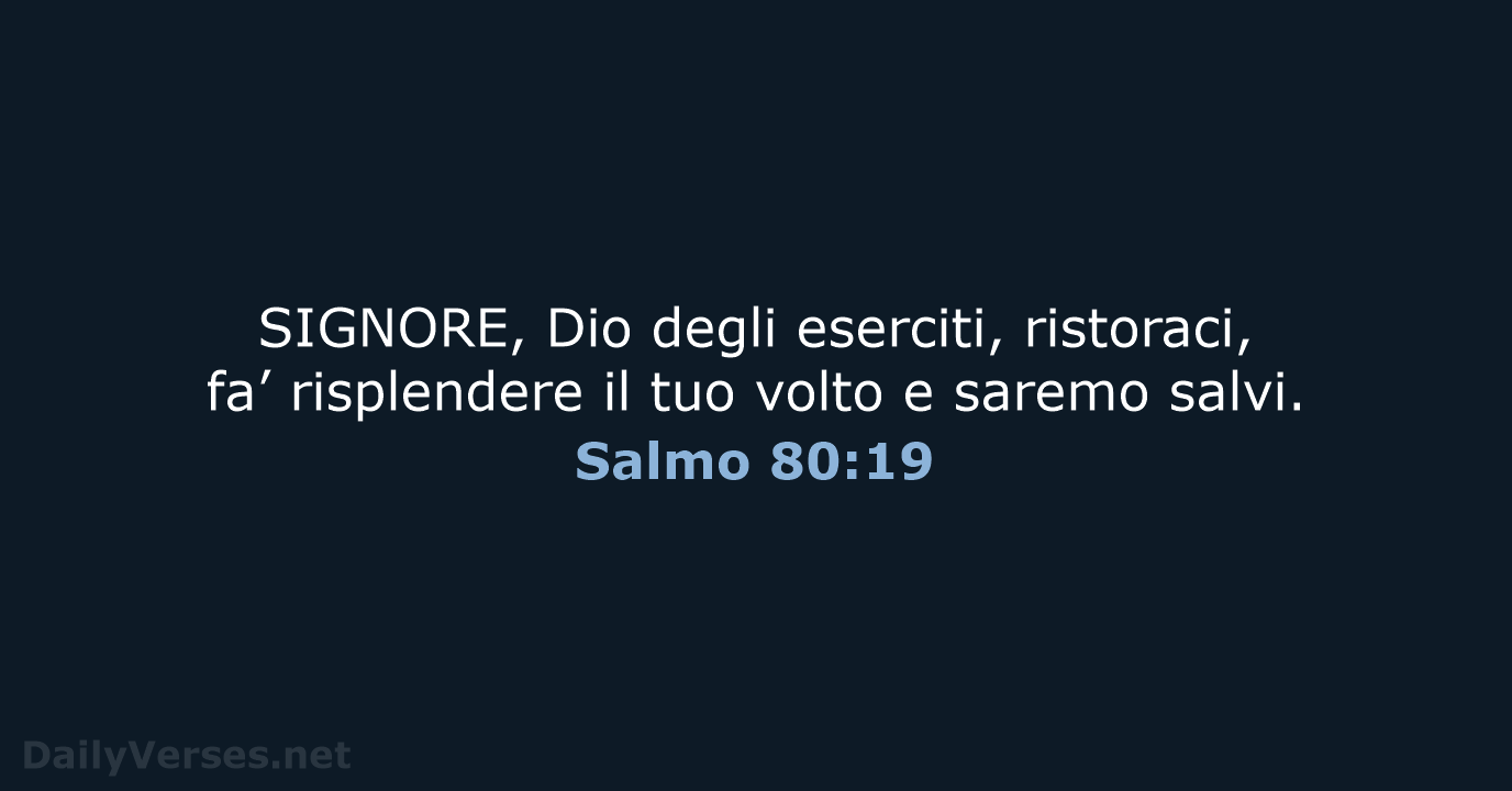 Salmo 80:19 - NR06