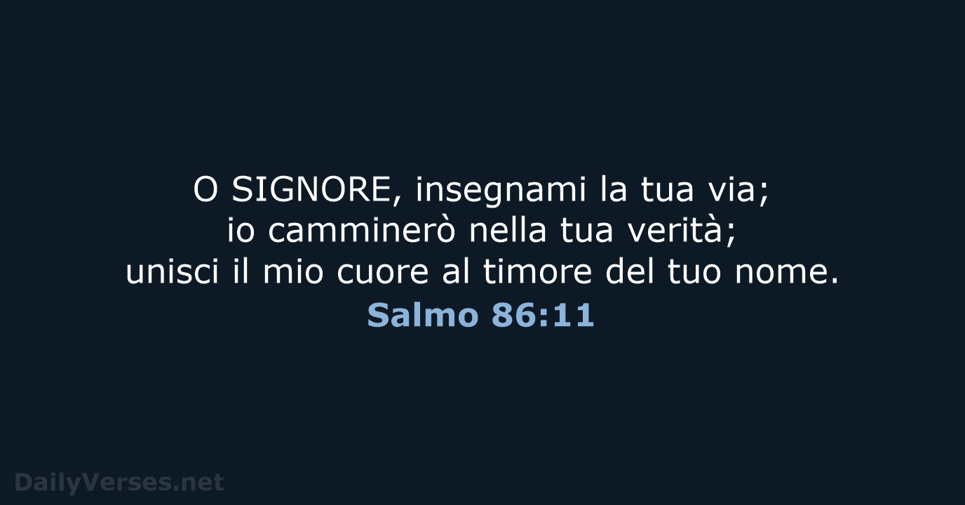 Salmo 86:11 - NR06