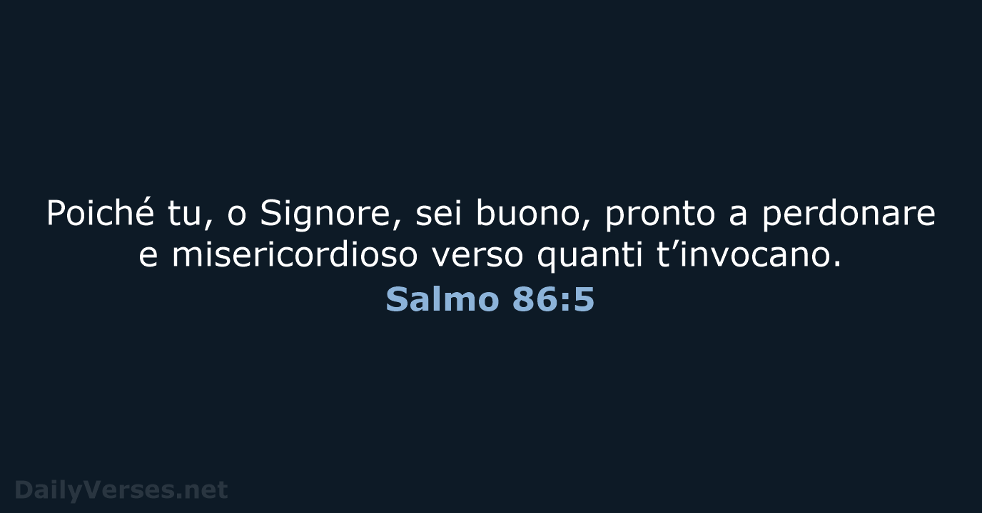 Salmo 86:5 - NR06