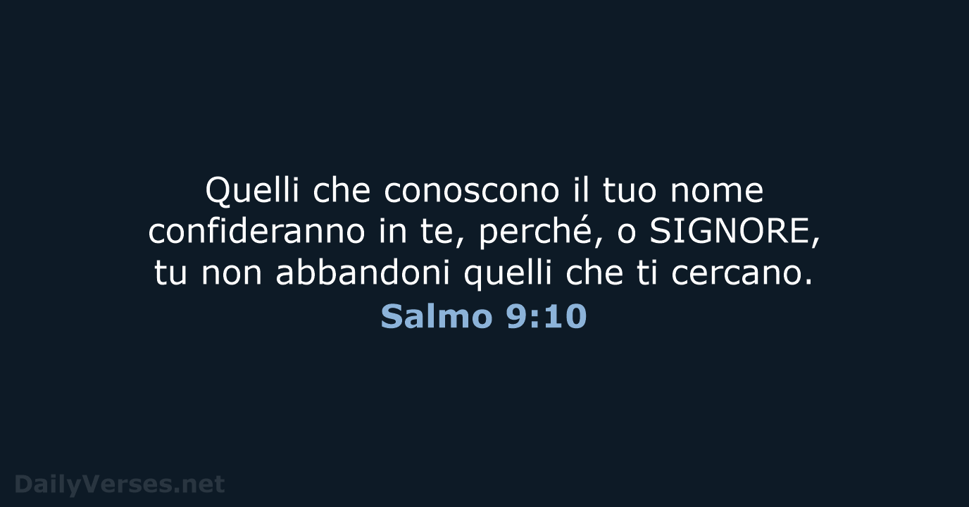 Salmo 9:10 - NR06