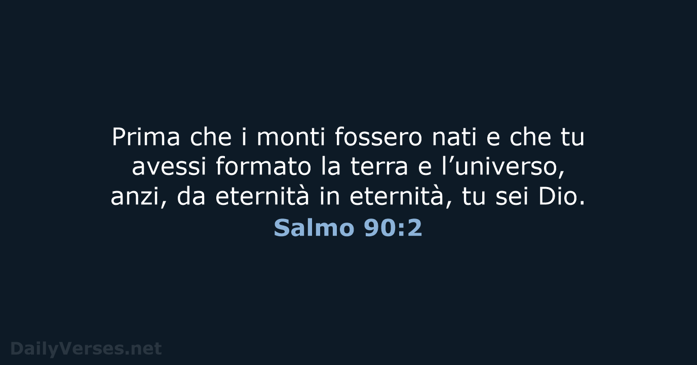 Salmo 90:2 - NR06