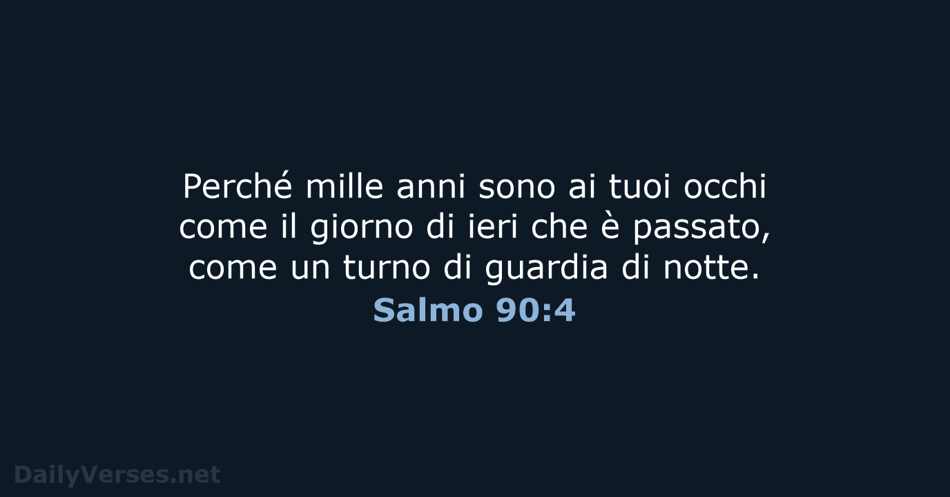 Salmo 90:4 - NR06