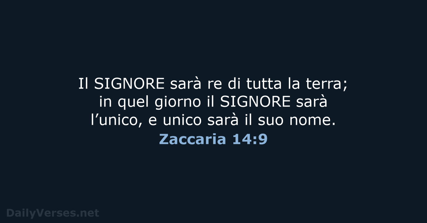 Zaccaria 14:9 - NR06