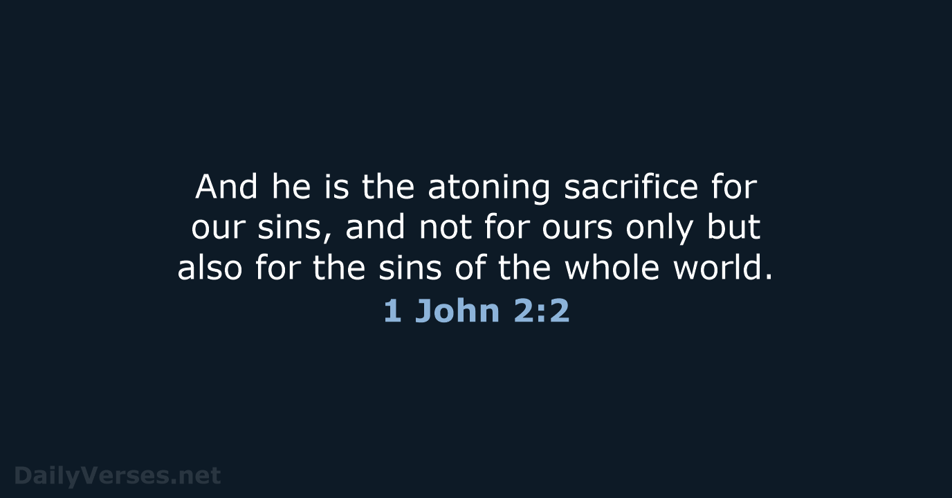 1 John 2:2 - NRSV