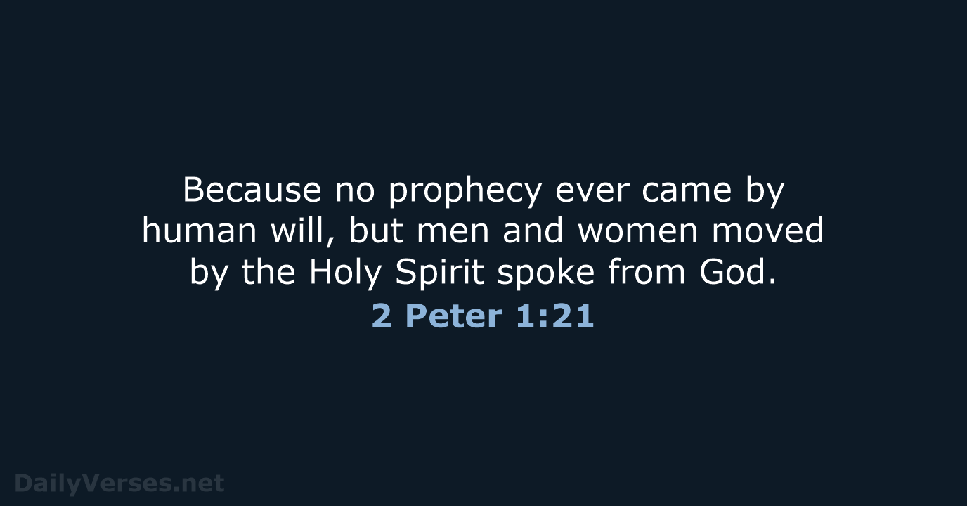 2 Peter 1 21 Bible Verse NRSV DailyVerses