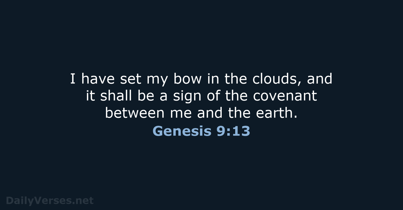 Genesis 9:13 - NRSV