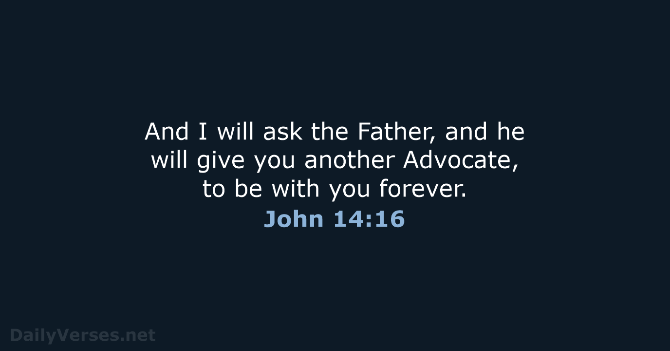 John 14:16 - NRSV