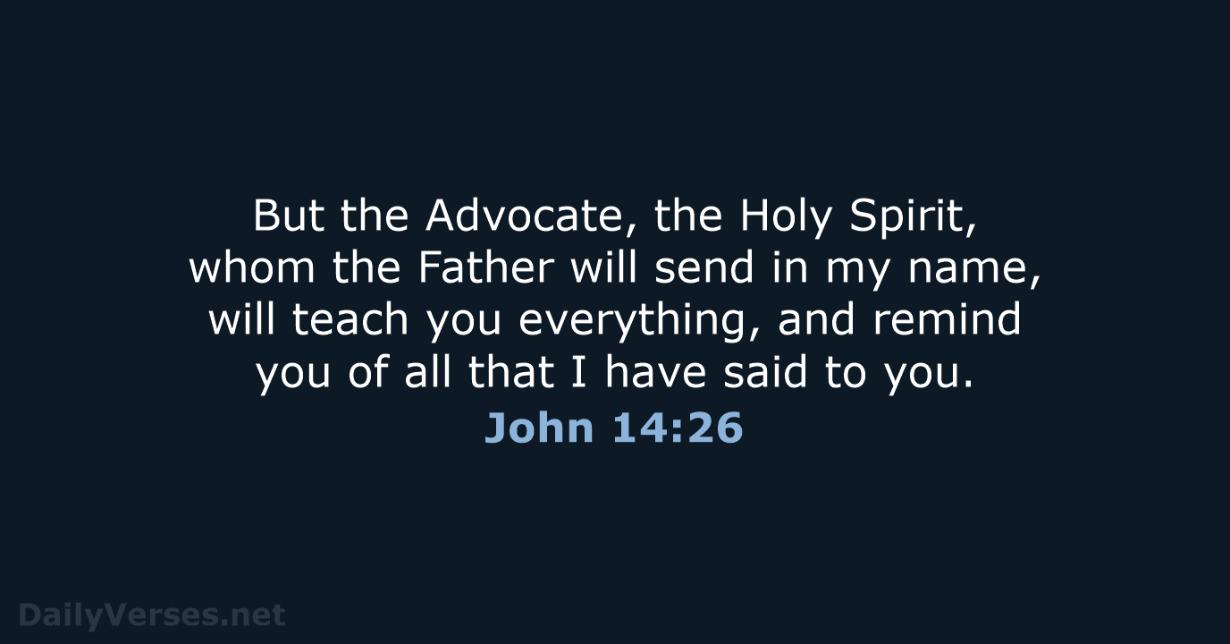 John 14:26 - NRSV