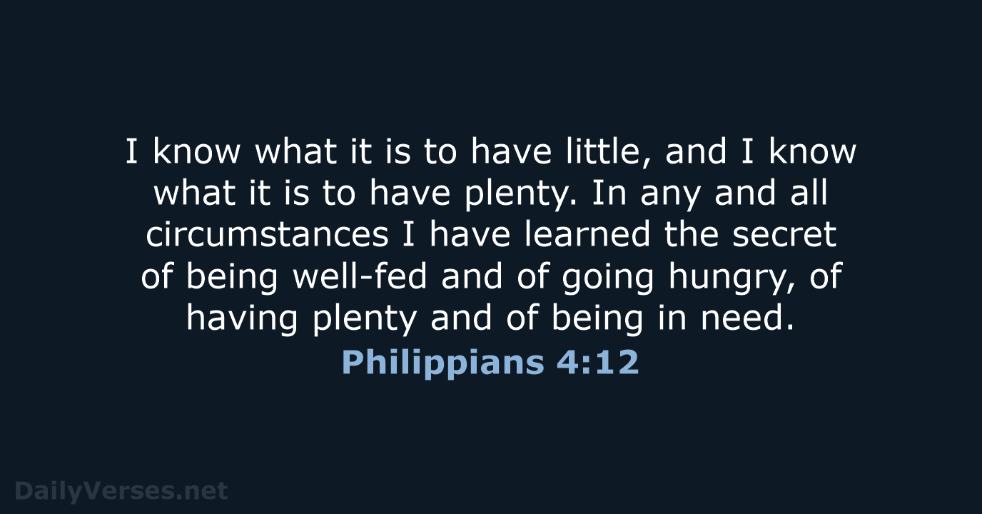13 Bible Verses About Contentment NRSV DailyVerses