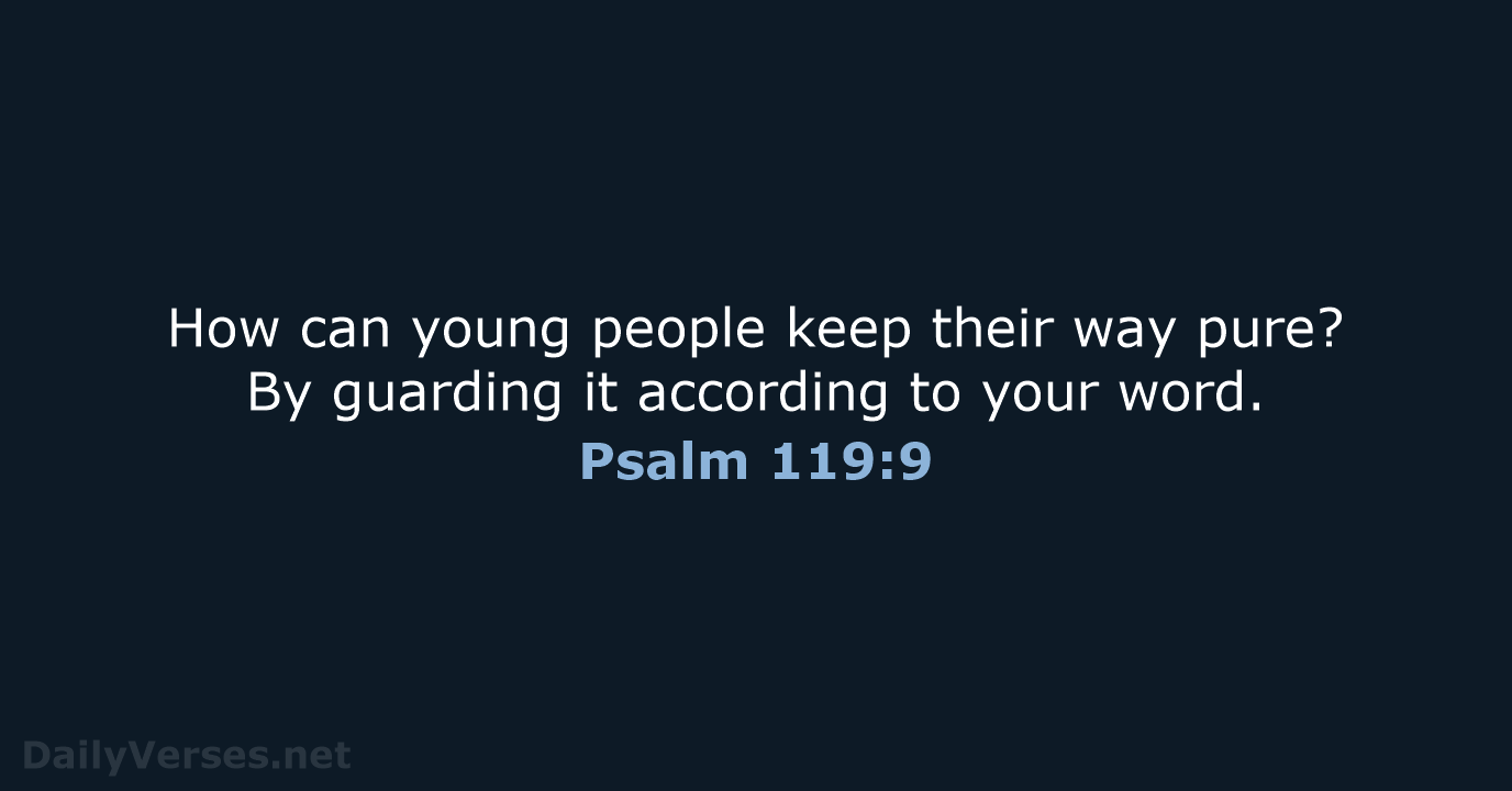 Psalm 119:9 - NRSV
