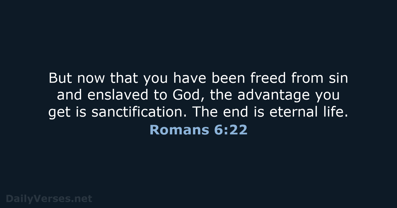 Romans 6:22 - NRSV