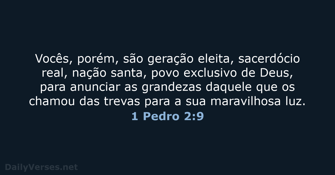 1 Pedro 2:9 - NVI