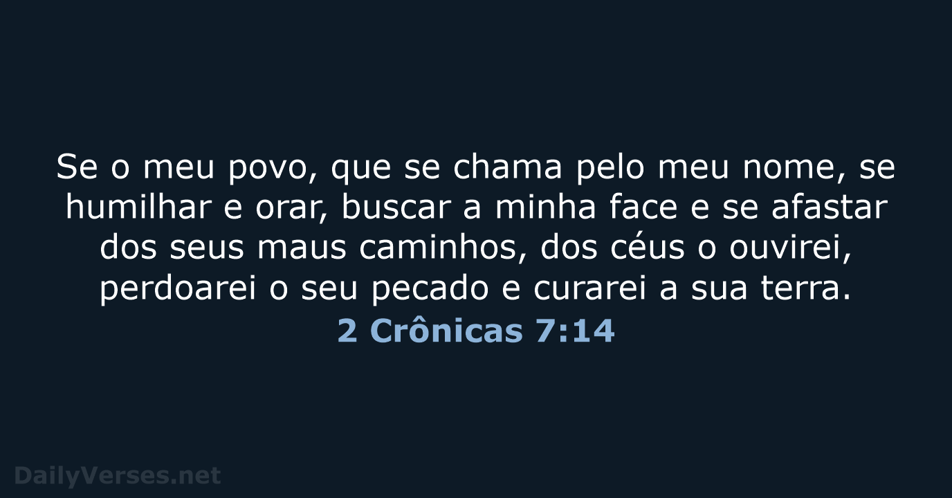 2 Crônicas 7:14 - NVI